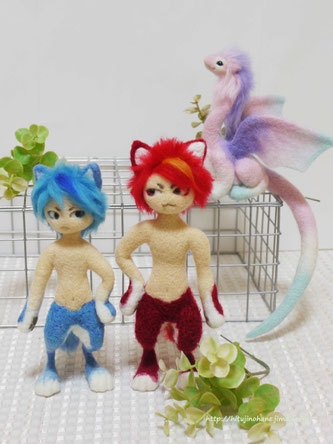 羊毛フェルト ファンタジーなヤツら