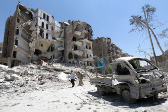 Aleppo 2015          (Foto - Zein Al Rifai, Amc/Afp)