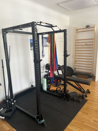 Beinachsentraining Langhantel instabile Unterlage; Aufbautraining