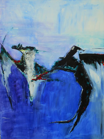 ohne Titel, Acryl auf Leinwand , 60x80cm BNr. 247