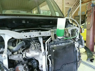 ラジエーター液(LLC)交換作業