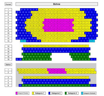 Saalplan Gloria Köln