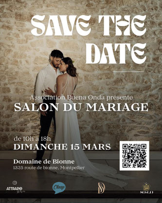 Salon du mariage à Montpellier 15 Mars 2026