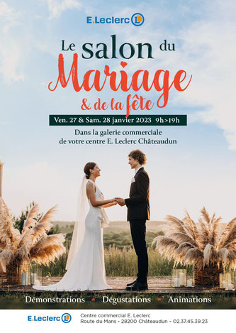 Le Salon du Mariage & de la Fête 27 et 28 Janvier 2023