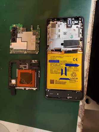 ジャンク AQUOS zero5G basic 他 修理用パーツ、移植用
