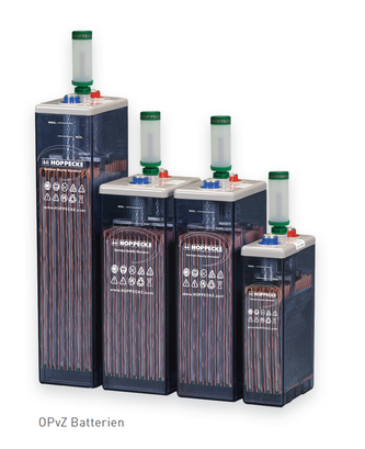 Hppecke OPzS batteries - SOLARA power storage