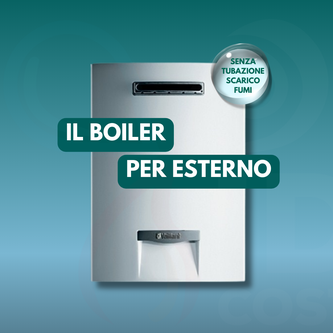 OFFERTA INSTALLAZIONE DI SCALDABAGNO A GAS VAILLANT BOILER OUTSIDE MAG A TIRAGGIO FORZATO SENZA TUBAZIONE FUMI CON PREVENTIVO E SOPRALLUOGO GRATUITO A TORINO E PROVINCIA