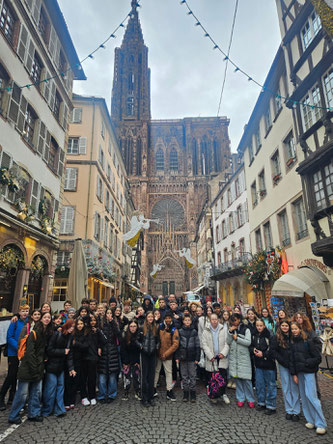 Französichschülerinnen und -schüler der GMS Rust erkunden Straßburg
