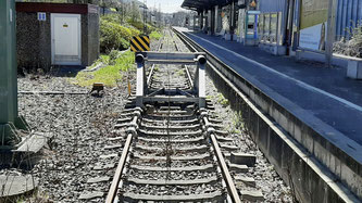 Sperrung der S-Bahnstrecke Frankfurt-Bad Vilbel Archivbild © frankfurtmedien.de / Klaus Leitzbach