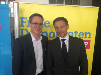 Thorsten Baumgart mit Christian Lindner