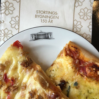 stortingsrestauranten stortinget 150 år kjøttfrie dager fredagspizza