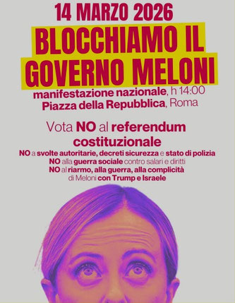 Lad os blokere Meloni-regeringen!