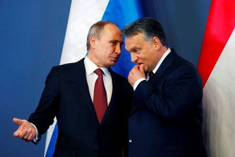 Vladimir Putin og Viktor Orban