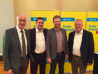 Hermann Ludewig, Rainer Gellermann, Philip Winkler, Dr. Ulrich Klotz (v.l.n.r)