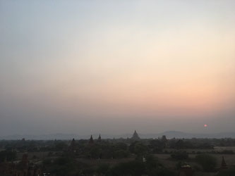 Aussicht von der Shwesandaw-Pagoda