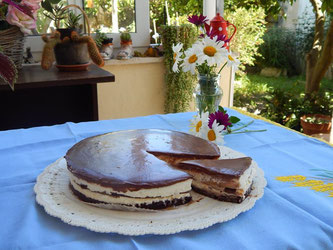 Torta fredda al cioccolato