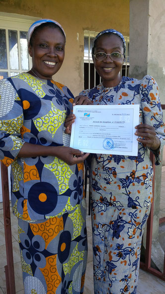 Mission Kongo | Lycée Magnificat - auf dem Foto sind unsere Projektpartnerinnen Cyprienne und Louise