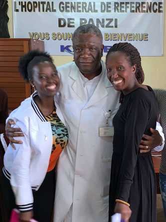 Masoso Bideri Antoinette - Mission Kongo e.V.  trifft Dr. Denis Mukwege, Panzi Hospital Bukavu