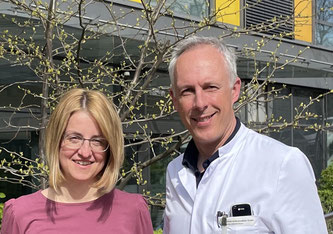 Dr. Marija Trajkovic-Arsic (Projektleitung) und Prof. Dr. Jens T. Siveke