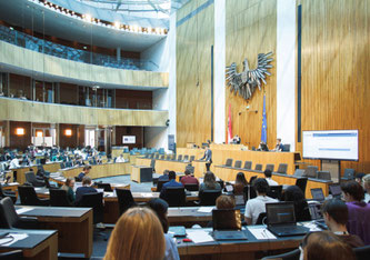 Österreichisches Schüler:innenparlament 2023 (Copyright: Parlamentsdirektion/Arman Rastegar)