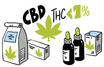 Cannabis wird gesundheitszuträgliche Wirkung attestiert. Legal ist in der Schweiz CBD-Hanf mit weniger als 1% THC. Bildquelle: suchtschweiz.ch