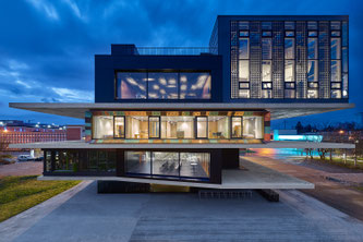 The “Urban Mining and Recycling” unit in the NEST research building has two student rooms. One of them was equipped with a self-learning heating and cooling control system. Image: Zooey Braun, Stuttgart