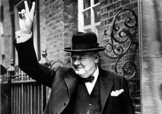 Winston Churchill "Ich habe nichts zu bieten außer Blut, Mühsal, Tränen und Schweiß"