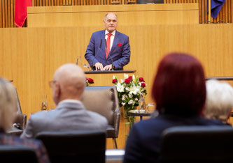 Eröffnungsworte Nationalratspräsident Wolfgang Sobotka (ÖVP) Copyright: Parlamentsdirektion/Thomas Topf