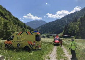 Ein Arbeiter verliert bei einem Arbeitsunfall in Charmey sein Leben © Tous droits réservés