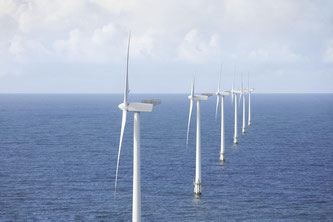 Offshore-Windpark in der Dogger Bank-Region (Nordsee) - Bildquelle: abb.com