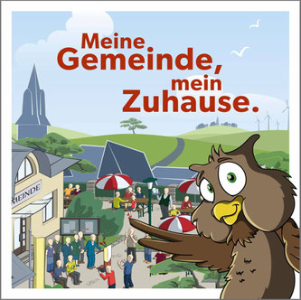 Cover der Broschüre »Ihre Gemeinde, Ihr Zuhause« (Version für die Kinder). Bildquelle: Schweizerischer Gemeindeverband (SGV)