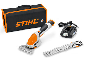 STIHL HSA 25 Akku-Strauchschere mit Strauchmesser zum Kürzen und Pflegen von kleineren, immergrünen Hecken