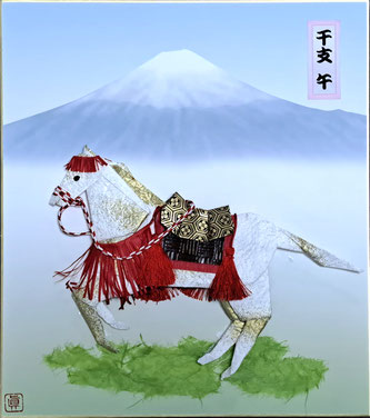 講習作品(予定):紫陽花