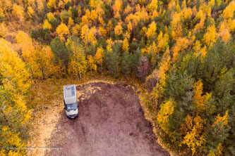 Parkplatz im Nationalpark Pyhä-Luosto