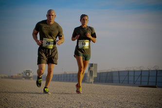 Bild: Couple Cardio, Laufen und fitness