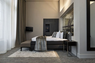 Inneneinrichtung von Dôme Deco im Terhills Hotel in Belgien