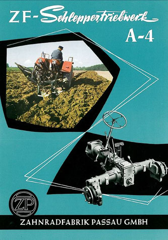 Getriebe ZF A4 Werbeprospekt