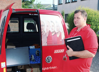 Servicetechniker Marco Löffel