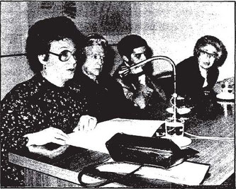 Angelina Gatell, Concha Zardoya, Carmen Conde y Rafael Montesinos