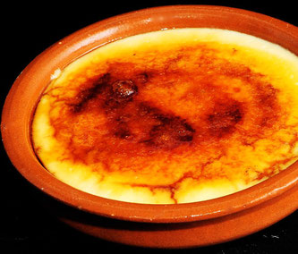 Типичные блюда Каталонии. ДесертCrema catalana