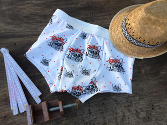 Einzig-n-Artig, Einzignartig, Boxershorts, Stoffgeschäft Hachenburg, Hachenburg, Alter Markt, Vatertag, John, Schnittreif, Französische Bulldogge, Bulldogge, Hund, Männerunterhose, Unterhose