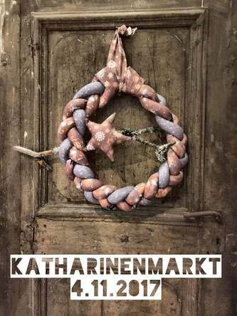 Einzignartig, Einzig-n-Artig, Weihnachten, Alter Markt, Hachenburg, Türkranz, Katharinenmarkt, Stoff, Kranz,