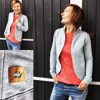 Cardigan, Lillesol & Pelle, Lillesol und Pelle, Stoffe, Hachenburg, Einzig-n-Artig