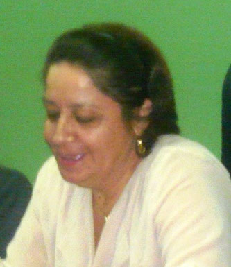 Marlene Jaramillo Argandoña, decana interina de la extensión de la Universidad Laica Eloy Alfaro de Manabí. El Carmen, Ecuador.