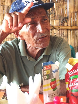 Pedro López, anciano pescador de San Lorenzo. Manta, Ecuador.