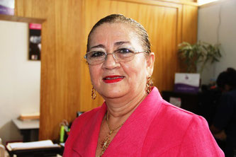 Miriam de Moya, representante de la Fundación Nuevos Horizontes. Portoviejo, Ecuador.