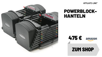 Verstellbare Hanteln von Powerblock