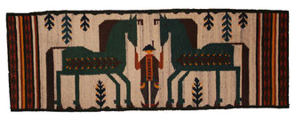 Kilim polonais 1,46 x 0,50 m