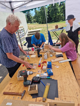 Wir bauen einen Nistkasten, Foto: ©K. Klein