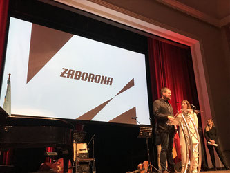 Roman Stepanovych und Katerina Sergatskova haben zusammen Zaborona gegründet.